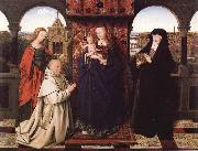 Jan Van Eyck Virgin and Child with Saints and Donor oil on canvas